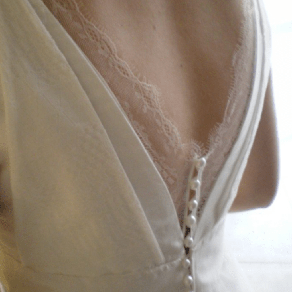 Robe de mariée dos