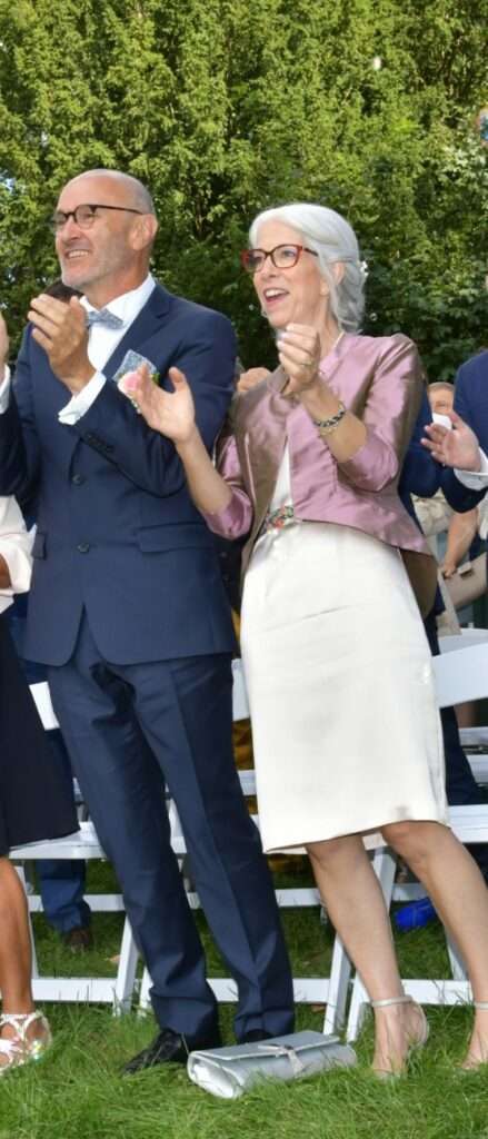 Ensemble de cérémonie rose poudré en soie