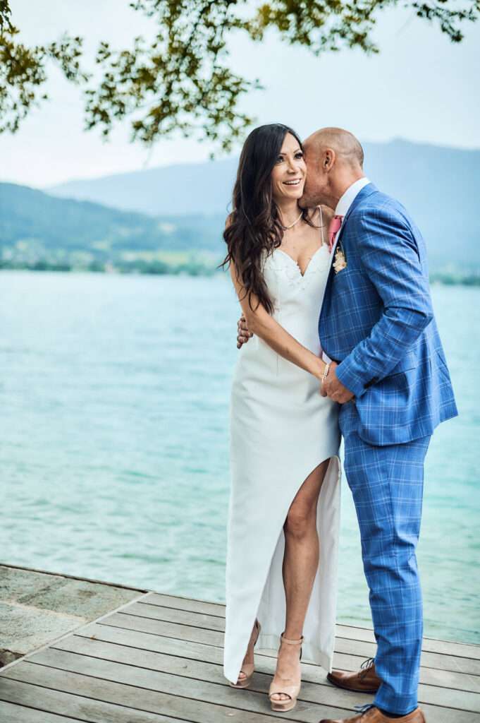 Robe de mariée sexy fendue devant